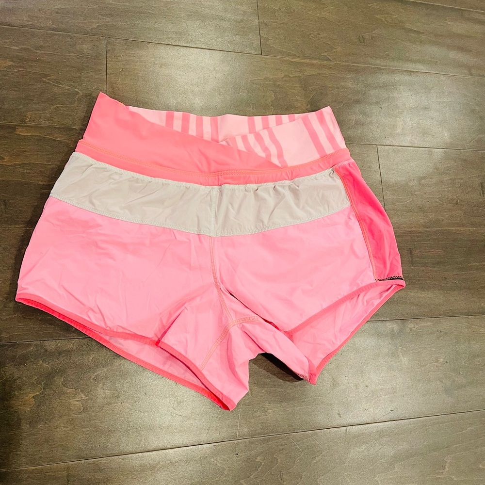 Lululemon pink shorts